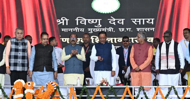 Chief Minister Vishnudev Sai inaugurated and performed Bhoomi Pujan of development works worth more than Rs 329 crore