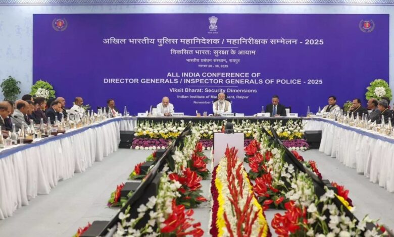 Police conference concludes in Nava Raipur in the presence of PM Modi