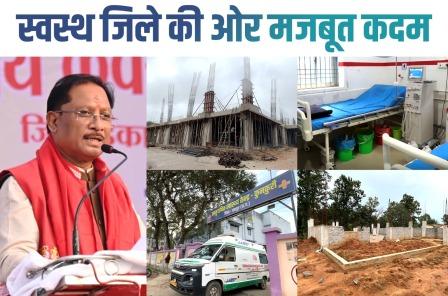 Health revolution in Jashpur under the leadership of the Chief Minister, the picture of the district has changed in two years, a big gift of modern health facilities has been received....Health revolution in Jashpur under the leadership of the Chief Minister, the picture of the district has changed in two years, a big gift of modern health facilities has been received....