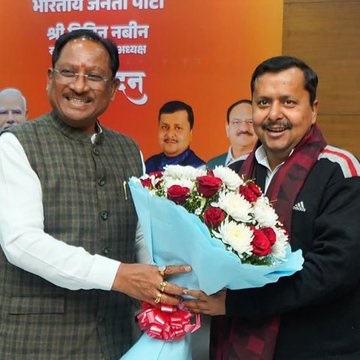CM Sai met the BJP's national executive president in Delhi.