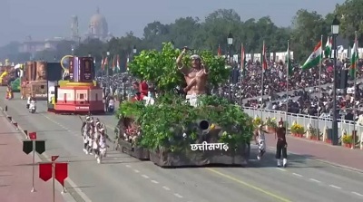 The history of tribal bravery of Chhattisgarh resonates on the path of duty.