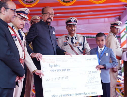 Governor Deka honoured the winners at the main function in the capital.