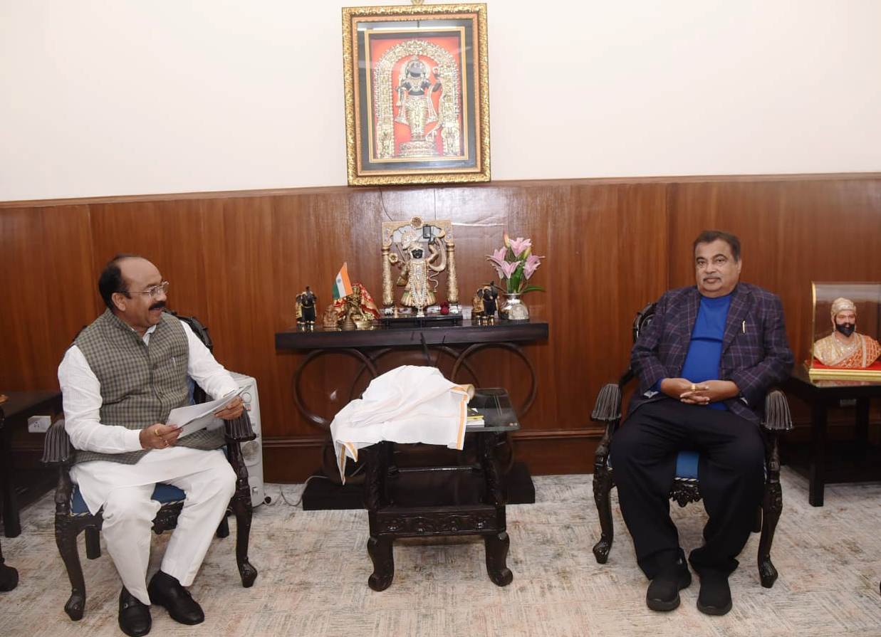 Deputy CM Saw met Union Minister Gadkari, discussed various road projects