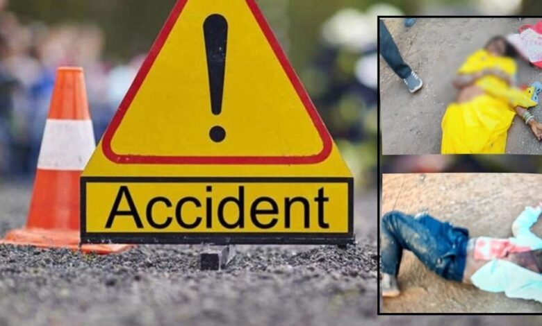 Tragic accident on Arang-Kharora road: Bike and truck collide head-on, two dead