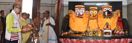 Governor Ramen Deka visited Mahaprabhu Shri Jagannath Bhagwan