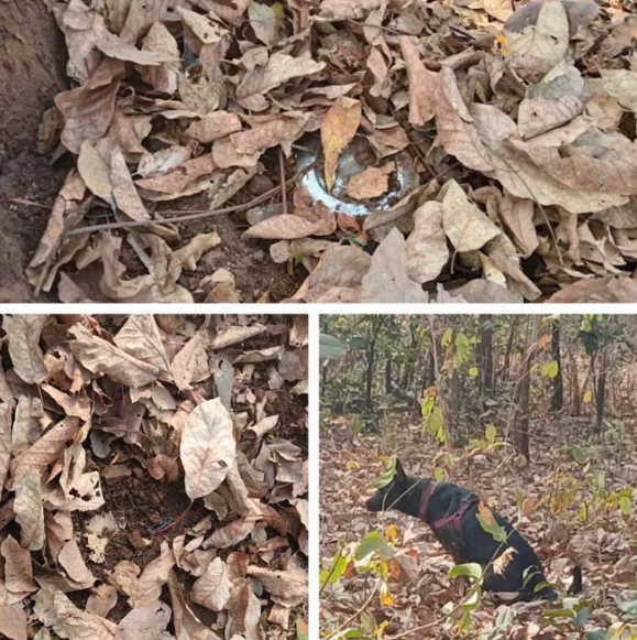 Three IEDs planted by Naxalites recovered