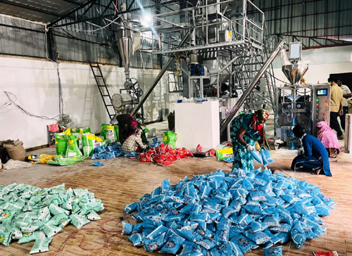 Women's self-help groups have changed the picture of nutritional food supply.