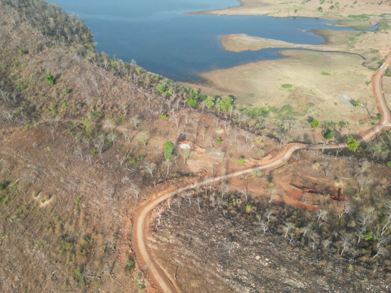 Now the paved road behind Sarodha Dam reaches Mandalakona
