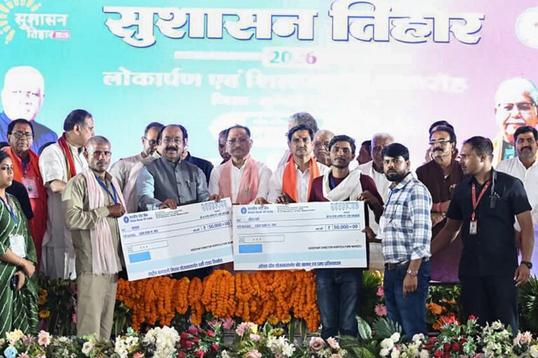 Good Governance Festival 2026: Chief Minister Shri Vishnudev Sai gave a historic gift of development works worth more than Rs 353 crore to Mungeli.