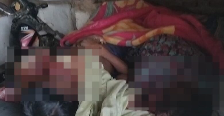Sakti Double Murder: Elderly couple sleeping in their home brutally murdered, double murder rocks area, area cordoned off