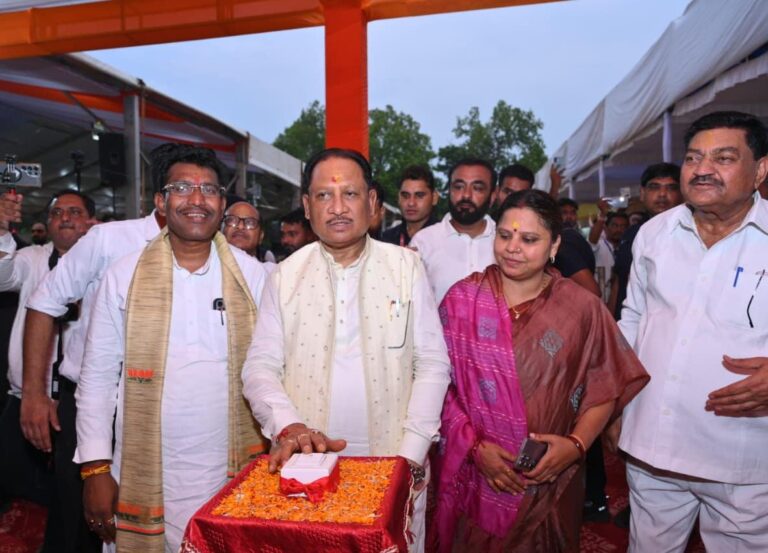 Chief Minister Vishnudev Sai gave the gift of development works worth more than Rs 603 crore to Gariaband.