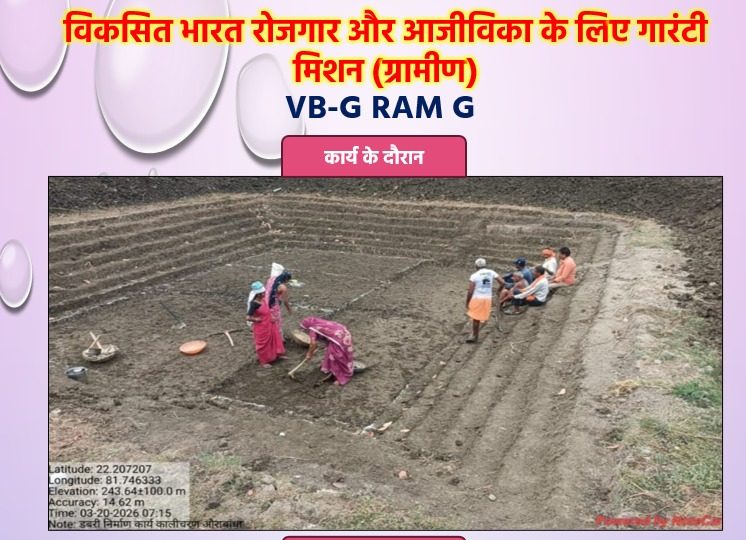 Raipur: Construction of 270 livelihood ponds completed, water conservation and irrigation facilities get a boost