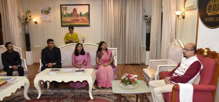 Trainee Deputy Collectors paid a courtesy call on the Governor