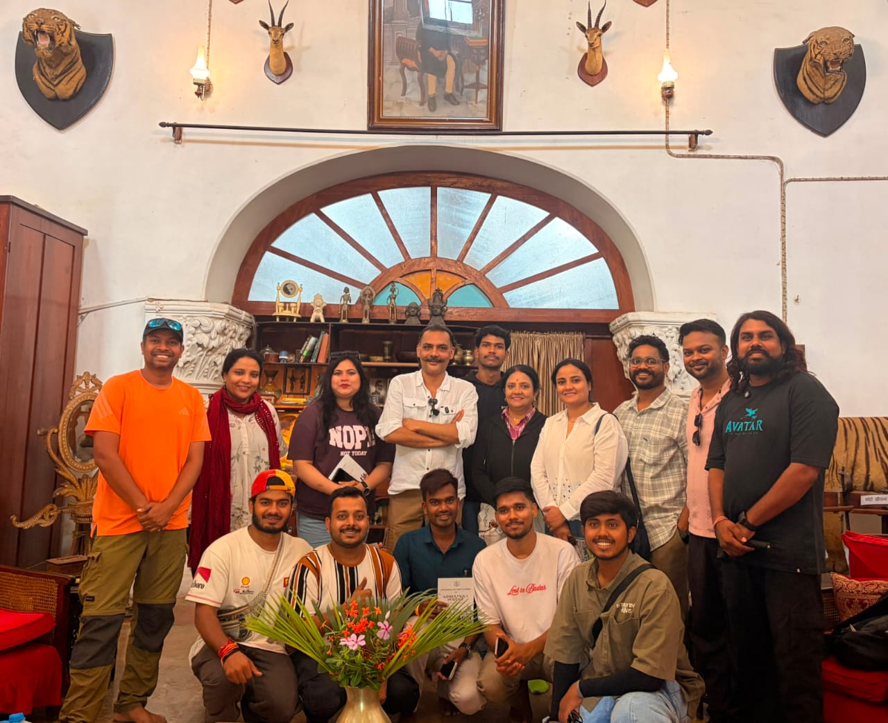 Heritage tourism takes a new turn at Kanker Palace, with the crown prince having a fruitful discussion with the Chhattisgarh Tourism Board team and influencers.