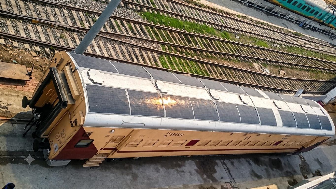 Indian Railways takes another step towards green mobility with solar-assisted passenger coaches