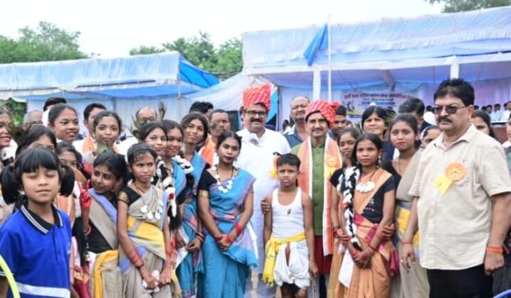 Sports talents soar amidst drizzle, 26th State Level School Sports Competition inaugurated with grand ceremony