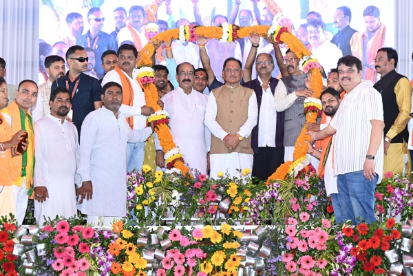 Birgaon Municipal Corporation gets a major gift: Inauguration and groundbreaking ceremony for development works worth over Rs 135 crore