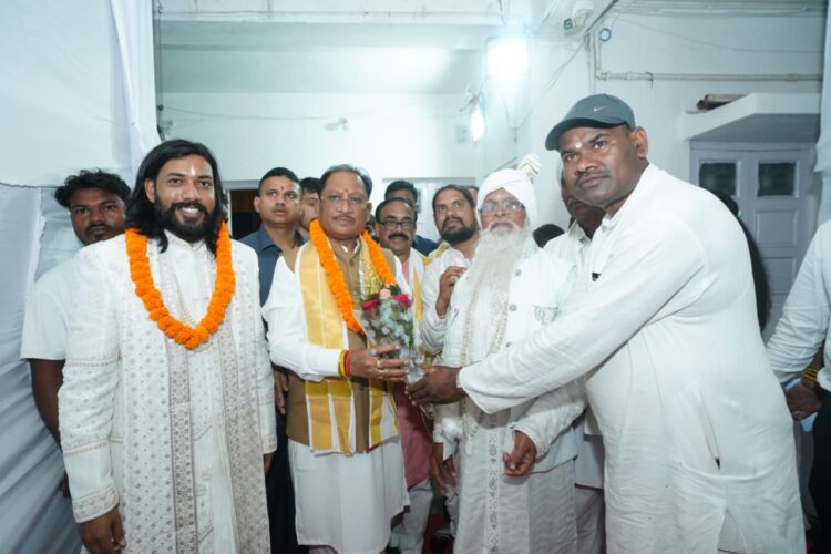 The state government is moving forward on the path of truth, non-violence and social harmony of Baba Guru Ghasidas Ji: Chief Minister Vishnu Dev Sai