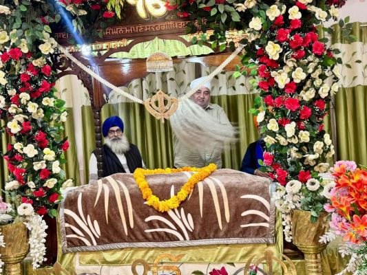 Special Kirtan Samagam at Ambikapur Gurudwara on the 350th martyrdom centenary of Guru Tegh Bahadur Ji