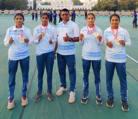 Chhattisgarh won four medals, including two gold, in archery.
