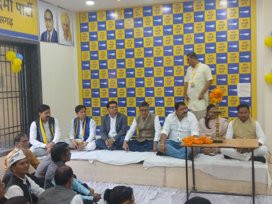 Aam Aadmi Party's new state office inaugurated, party to fight all upcoming elections alone