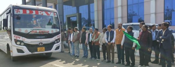 Minister Ramvichar Netam flagged off the educational tour bus of the students&hellip;.