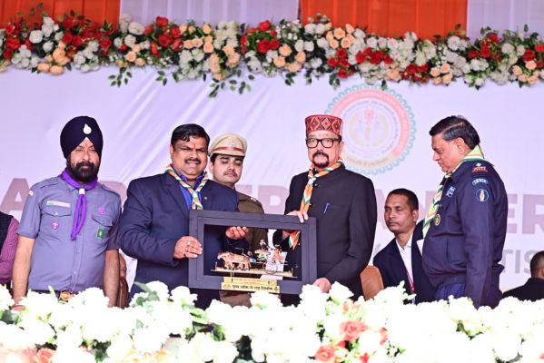 Governor Shri Ramen Deka launched the first National Rover-Ranger Jamboree, calling on the youth to contribute to nation building.