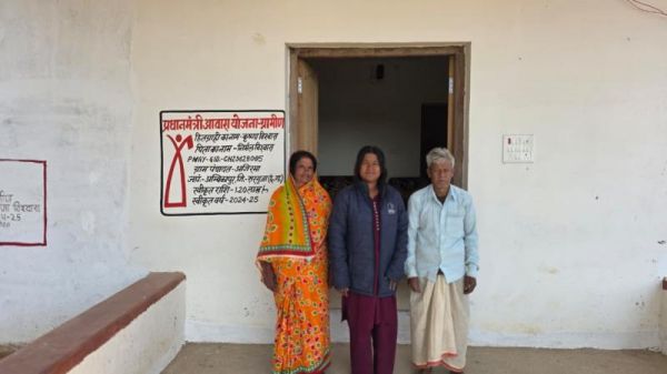 The dream of a permanent house is coming true, housing for rural families is ready.