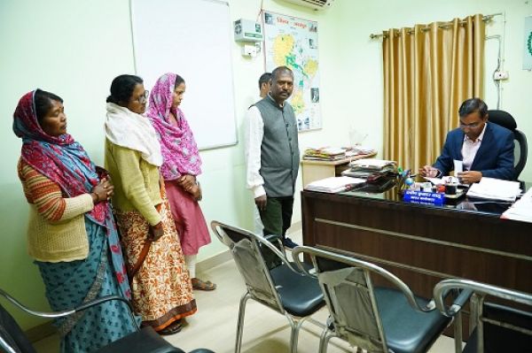 Additional Collector listened to the problems of the common people in public hearing.