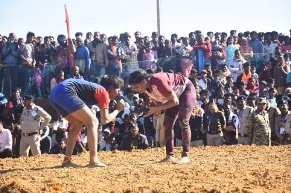 The decision regarding the wrestling competition was taken on the last day of Mainpat Festival