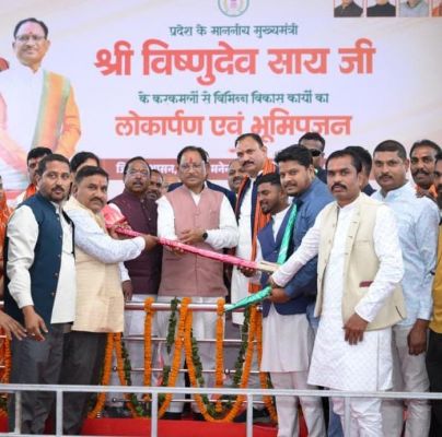 Development in Podi gains momentum, Chief Minister Vishnu Dev Sai inaugurated and performed Bhoomi Pujan for works worth over Rs 126 crore.