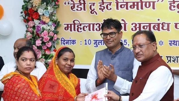 For women empowerment and malnutrition eradication, work of manufacturing and distribution of ready-to-eat food to 42 self-help groups of 6 districts.