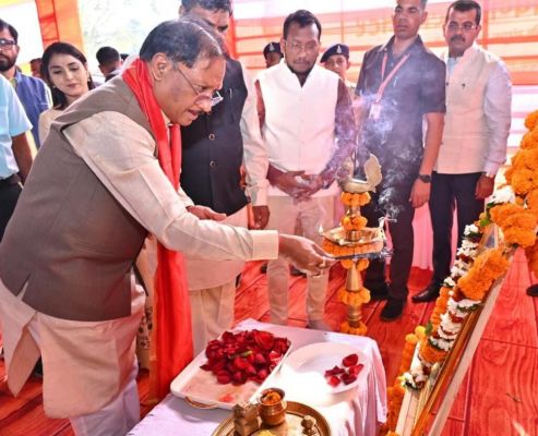 Message of service on birthday...Chief Minister Sai inaugurated blood donation camp on his birthday