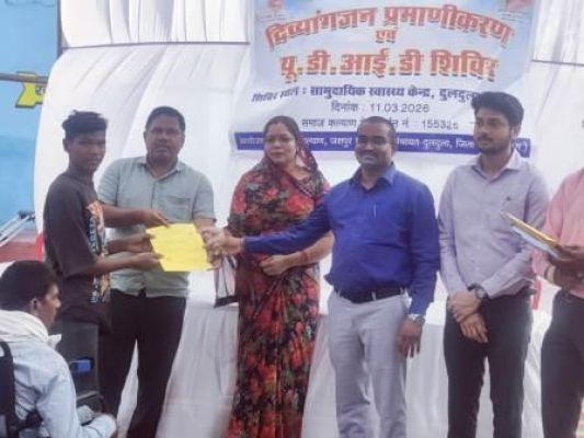 Registration of 130 disabled persons, distribution of assistive devices to 20 beneficiaries