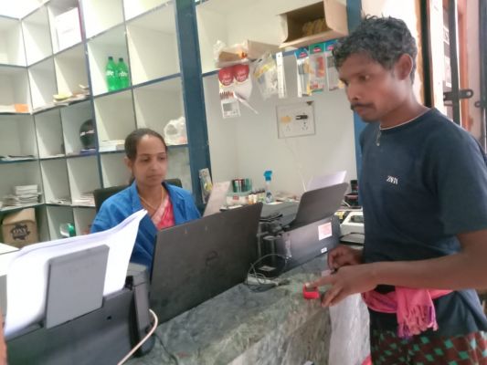 Joining the group has empowered Baby Gupta financially, earning 11,000 rupees per month from banking transactions.