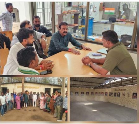 The martyr's memorial in Jheeram Valley was vandalized, and the Congress filed an FIR.