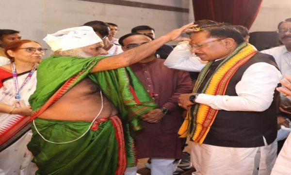 CM Sai paid obeisance at Lord Jagannath Temple in Raigarh