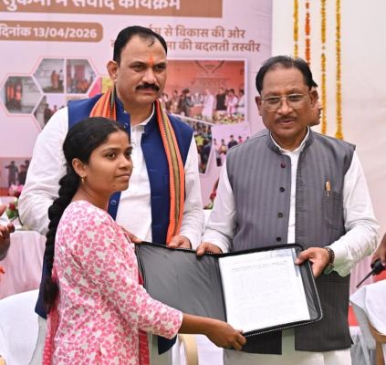 New direction for lost steps: The government is writing a story of development through rehabilitation in Sukma.