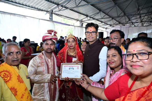 Mass marriage is a strong message of social harmony, simplicity and against the dowry system: Finance Minister Shri O.P. Chaudhary