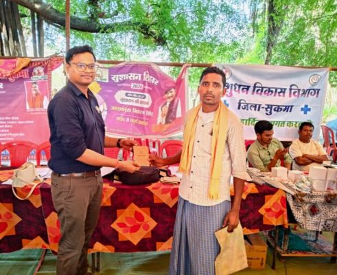 35 certificates were distributed on the spot at the Jhapra Good Governance Camp.