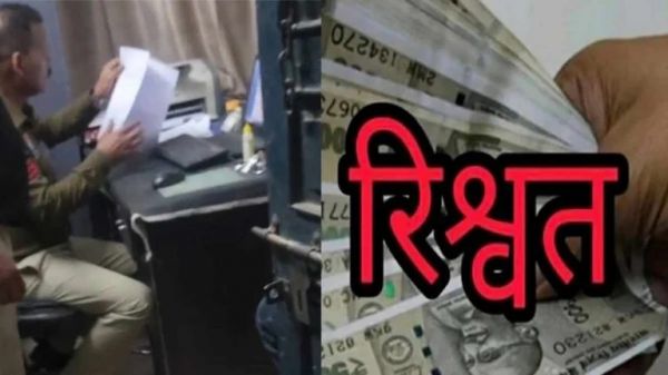 A head constable was caught on camera demanding a bribe; the SSP suspended him as soon as the video went viral.