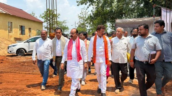 Deputy Chief Minister Shri Arun Sao conducted intensive inspection of urban development schemes.