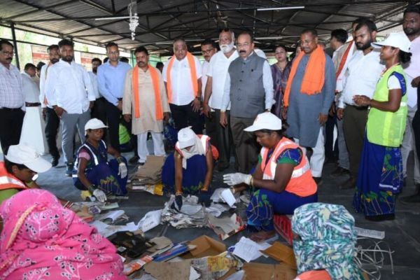 Third day of Deputy Chief Minister Arun Saw's inspection of works in Bastar