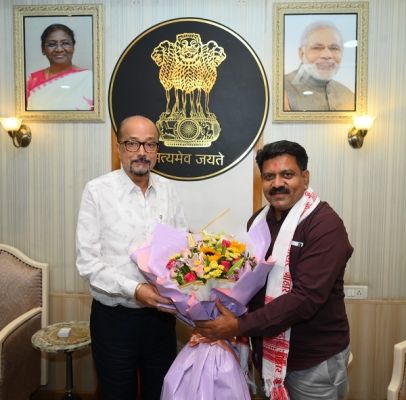 Deputy Chief Minister Vijay Sharma paid a courtesy call on Governor Ramen Deka