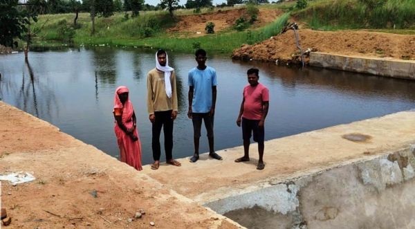 MNREGA check dams have transformed the village, and rain will no longer be a compulsion for farmers.