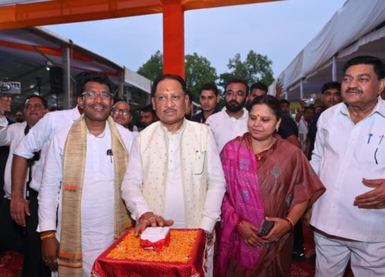 Chief Minister Vishnudev Sai gave the gift of development works worth more than Rs 603 crore to Gariaband.