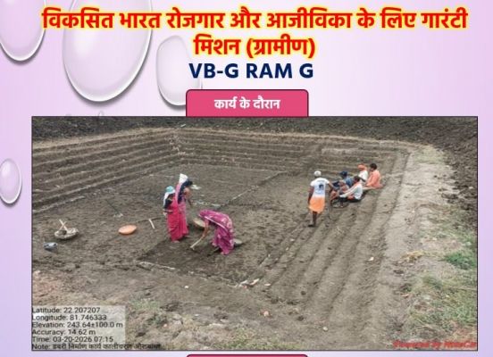 Raipur: Construction of 270 livelihood ponds completed, water conservation and irrigation facilities get a boost