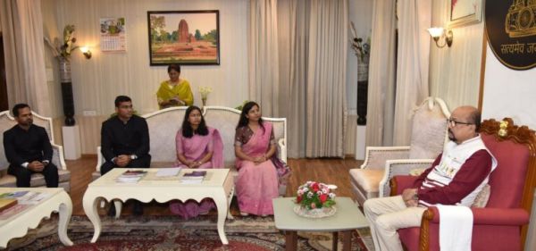 Trainee Deputy Collectors paid a courtesy call on the Governor