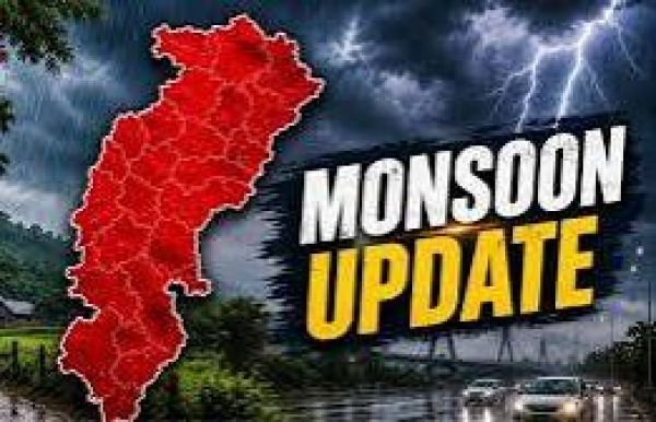 Monsoon wreaks havoc in Chhattisgarh: Heavy rain alert for next 48 hours, affecting normal life in many districts