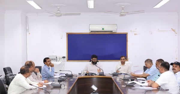 Collector Vyas reviews Jal Jeevan Mission works with more than 80 percent of the payments